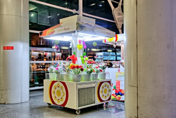 Stand Welcome Flower Aeroporto Lisboa